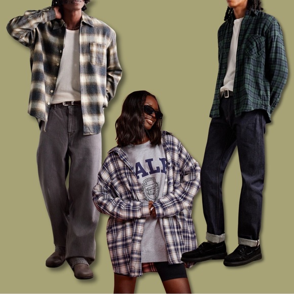 Gasoline 100% Cotton Flannel Button Down Shirt - Picture 3 of 3